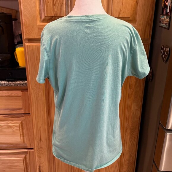 North Face Half Dome Womens Green T-shirt, Size Large, EUC - Picture 2 of 8